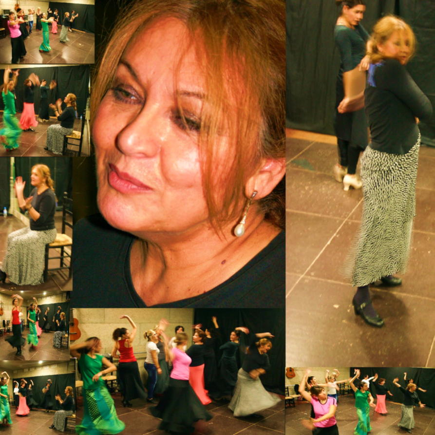 Clases en el ESTUDIO FLAMENCO CARMEN DE TORRES en Tomares, Sevilla